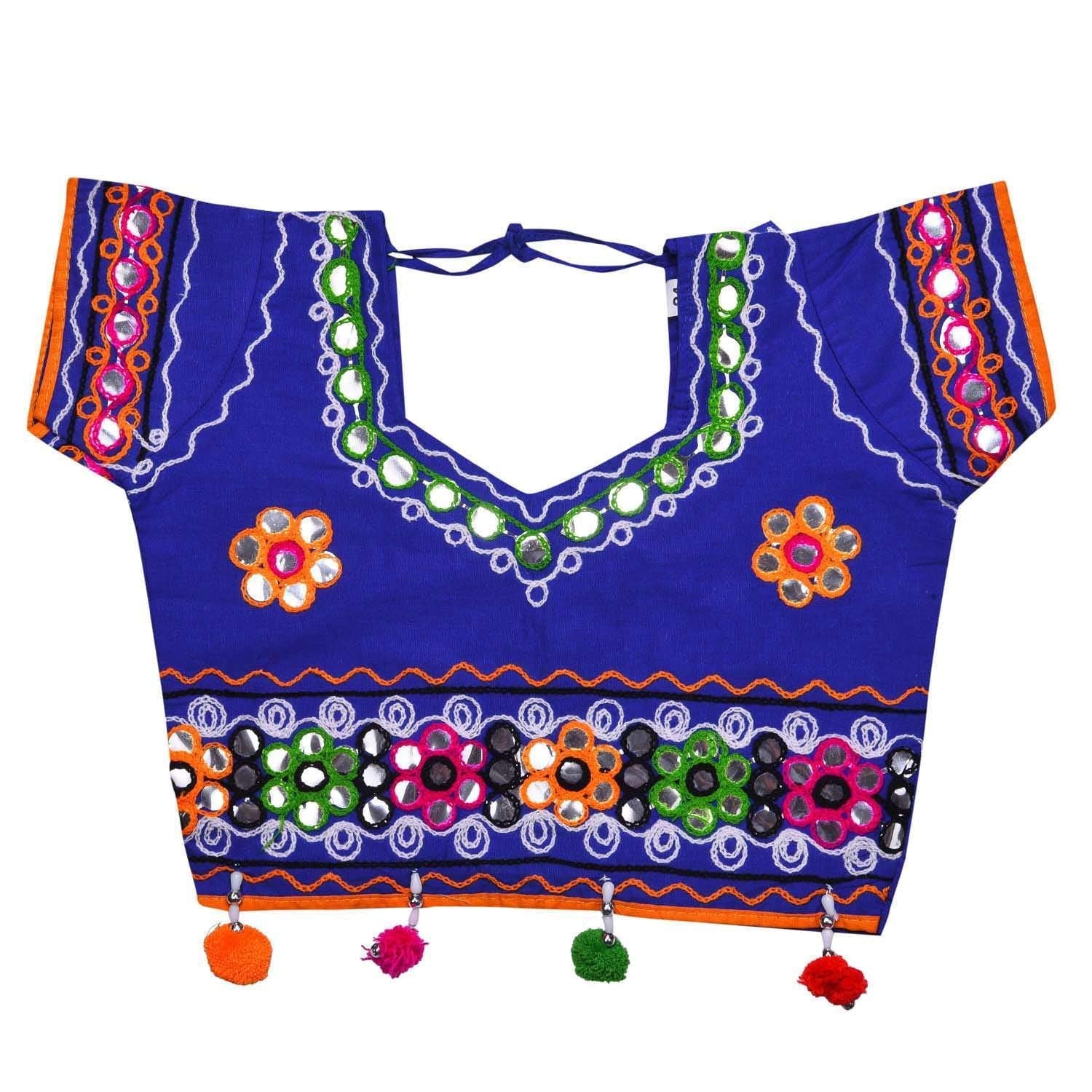 Girl's Cotton Ghaghra Choli, Leghnga Choli, Chania Choli 144b -  Wish Karo Dresses